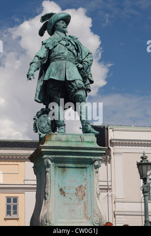 Schweden Göteborg Gustav Adolf statue Stockfoto