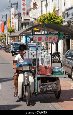 Motorrad Hersteller, George Town, Penang, Malaysia Stockfoto