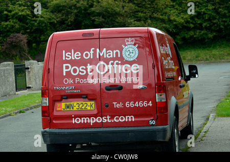 Isle Of Man Post van Stockfoto