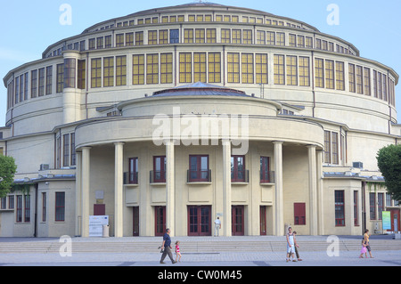 Breslau Hala Stulecia niedriger Schlesien Polen Centennial Hall Jahrhunderthalle Breslau Architekt Max Berg Stockfoto