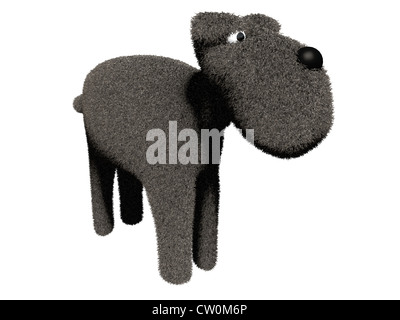 Hundespielzeug isoliert auf weißem Hintergrund Stockfoto