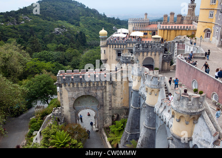 Palacio da Pena, Sintra, Portugal. Stockfoto