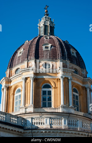 Basilica di Superga Kuppel Detail, Turin, Italien Stockfoto