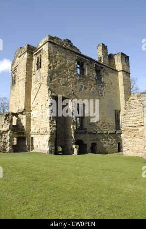 Burgruine in Leicestershire Ashby Stockfoto