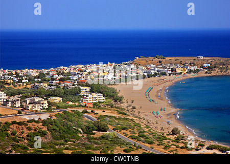 Paleochora Stadt im Süden der Präfektur Chania, Kreta, Griechenland Stockfoto