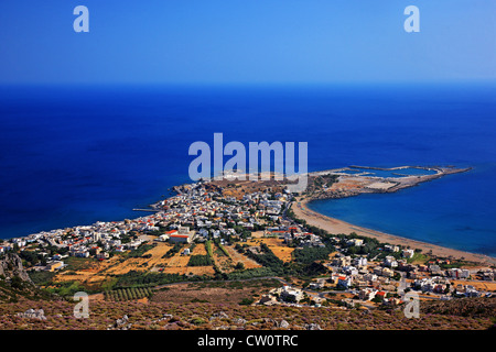 Paleochora Stadt im Süden der Präfektur Chania, Kreta, Griechenland Stockfoto