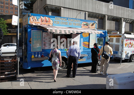 Toronto Juni 2012, Rob Ford Bürgermeister von Toronto Anrufe für mehr Abwechslung im Speiselokal In Toronto angeboten Stockfoto