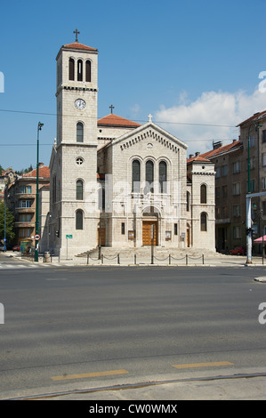 Crkva Svetog Josipa - katholische Kirche St. Joseph in Sarajevo Stockfoto