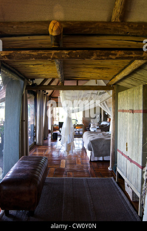 Hotelzimmer in Botswana, Afrika. Stockfoto