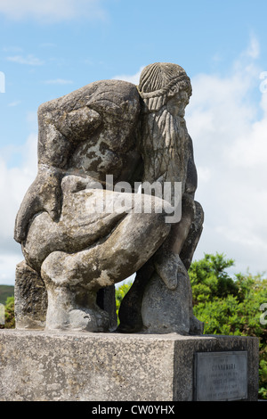 Connemara-Riese, Aussparung, County Galway, Connacht, Republik Irland. Stockfoto