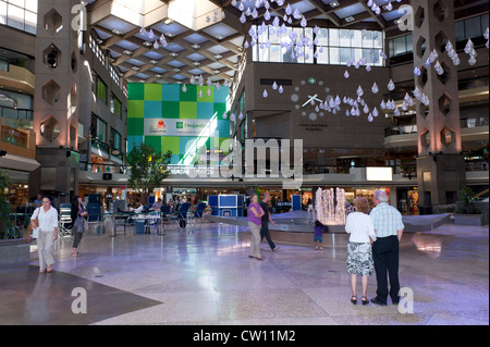 Innen Complexe Desjardins, Innenstadt von Montreal. Stockfoto