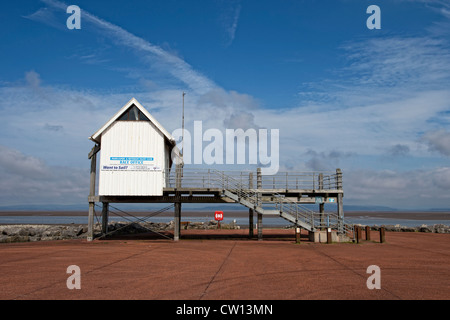 Morecambe und heysham Yacht Club Gebäude an der Promenade in Morecambe, Lancashire Stockfoto