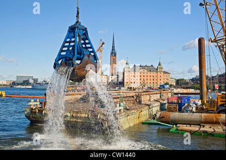 Arbeitet in Stockholm Stockfoto