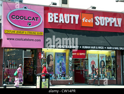 Coolcat Beauty Supply Dr Martin Luther King Jr. Boulevard Harlem New York Manhattan-USA Stockfoto