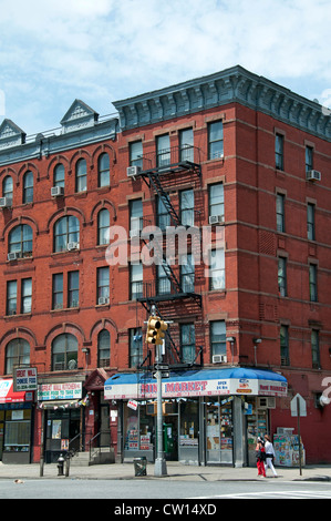 7th Avenue Adam Clayton Powell JR Boulevard Harlem New York Manhattan-USA Stockfoto