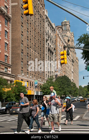 Columbus Avenue W 81st Street Upper West Side Manhattan New York City Vereinigte Staaten Stockfoto