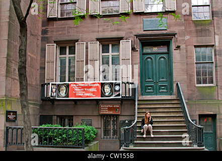 Theodore Roosevelt Geburtsort 28 East 20th Street in Manhattan New York City Vereinigte Staaten von Amerika Stockfoto