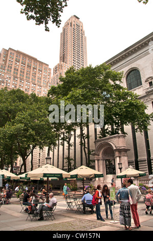 Bryant Park in Manhattan New York City, Vereinigte Staaten von Amerika New York City Vereinigte Staaten von Amerika Stockfoto