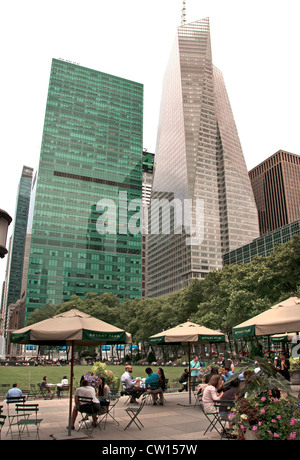 Bryant Park in Manhattan New York City, Vereinigte Staaten von Amerika New York City Vereinigte Staaten von Amerika Stockfoto