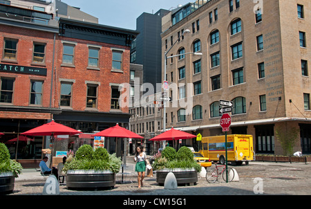 8th Avenue W 14. Straße Meatpacking District Manhattan New York City Vereinigte Staaten von Amerika Stockfoto