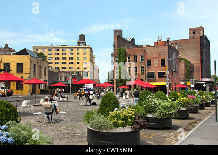 8th Avenue W 14. Straße Meatpacking District Manhattan New York City Vereinigte Staaten von Amerika Stockfoto