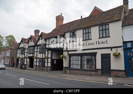 Das Red Lion Hotel in Wendover, Buckinghamshire, England. Stockfoto