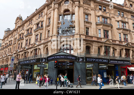 Das Hippodrome Casino, Cranbourne Street, Leicester Square, London, England, Vereinigtes Königreich Stockfoto