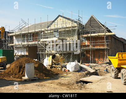 Wohnungen im Bau Stockfoto