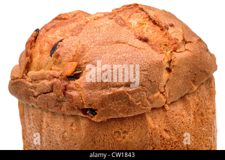 süße Kuchen Pandoro hautnah Stockfoto