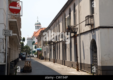 Kota Tua Jakarta (Kota, alte Jakarta Old Batavia) - die Altstadt von Jakarta, Java, Indonesien. Stockfoto