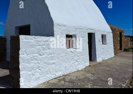 Ferienhaus La Caumine À Mary beste = Le Don Hilton, St. Quen Bay, Insel Jersey, Kanalinseln Stockfoto