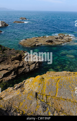 Küste bei Teufelsloch, Insel Jersey, Kanalinseln Stockfoto