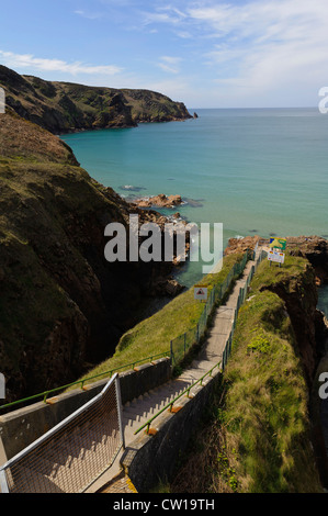 Plémont Bay, Insel Jersey, Kanalinseln Stockfoto