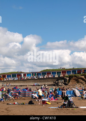 Crooklets Strand, Bude, Cornwall, UK Stockfoto