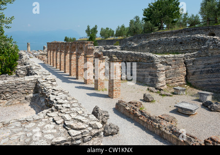 Grotte Di Catullo römischen Ruinen Sirmione Gardasee Italien Stockfoto