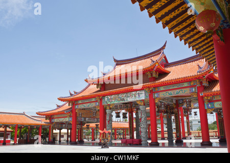 die chinesischen Wohnstil. Das Dekor ist bunt. Stockfoto