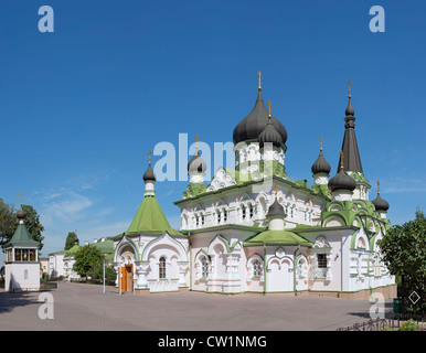 Heilige Fürbitte Kloster in Kiew. Kirche der Fürbitte (Pokrovska) Stockfoto