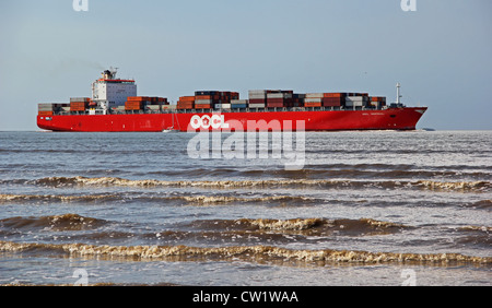 Containerschiff Stockfoto