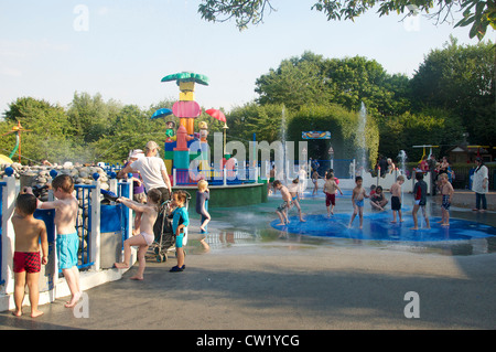 Wasserspielplatz im Legoland, Windsor Stockfoto