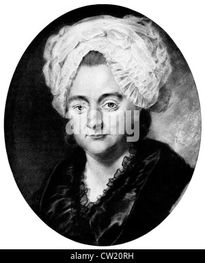 Elisabeth Goethe, Frau Aja Stockfoto