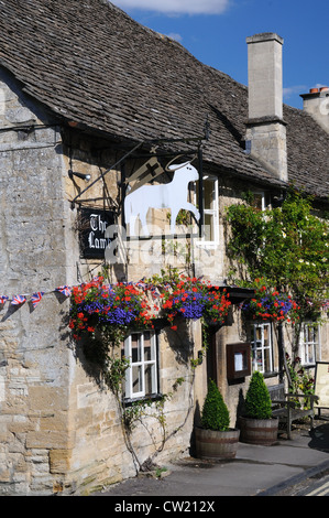 Der Gasthof Lamm in Burford, Oxfordshire, England Stockfoto