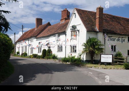 Fleur de Lys, in Lowsonford, Warwickshire, England Stockfoto