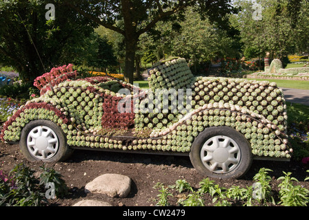 Eines der Blumenschmuck der Jesperhus Flowerpark Stockfoto