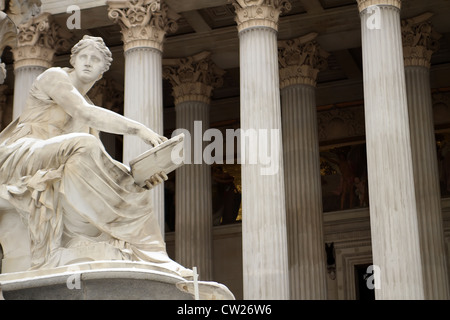 Parlamentsgebäude in Wien, Österreich Stockfoto