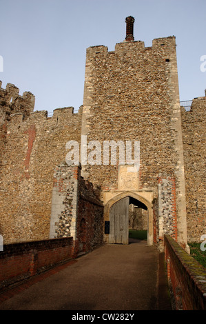 Framlingham Castle, Suffolk, UK Stockfoto