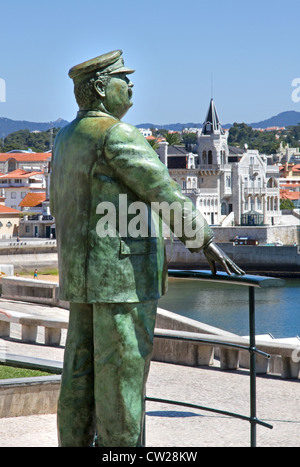 Statue von König Carlos l der Küste Lissabons, Estremadura, Portugal, Estoril, Cascais, Portugal. Stockfoto