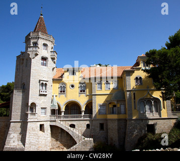 (Ehemals Palácio Dos) Museu Condes de Castro Guimarães (Museum), Estoril, Cascais, Lissabons Küste, Estremadura, Portugal. Stockfoto