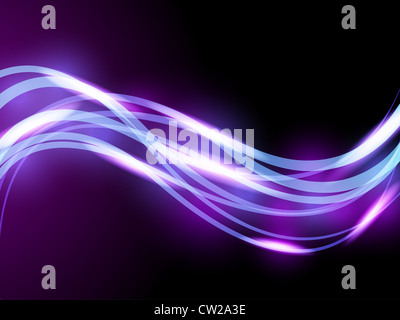Neon blau Hintergrund Stockfoto