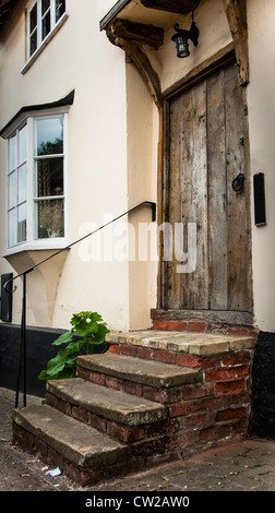 Bunte Altstadthaus in Lavenham, England Stockfoto