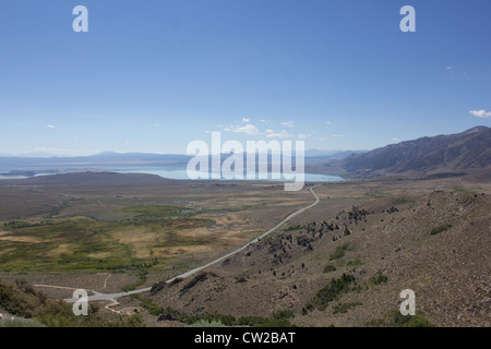 Mono Lake Antenne Veiw im Sommer Stockfoto